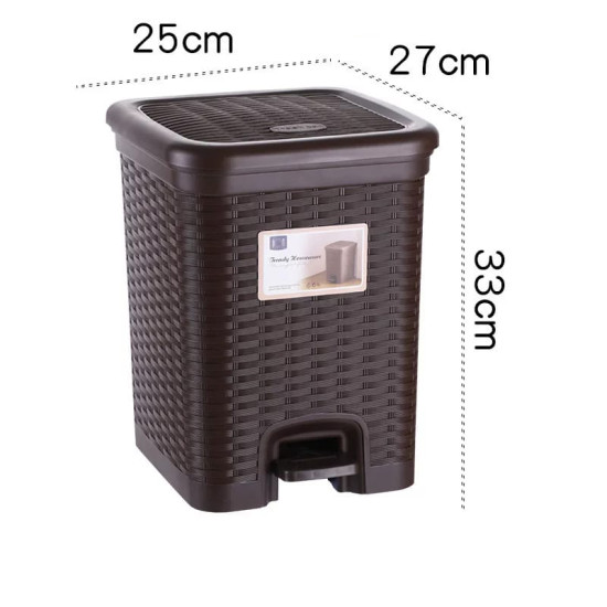Plastic Trash Can 10 Liter